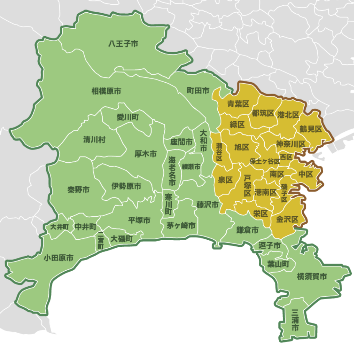 町田市　巻き爪　地図