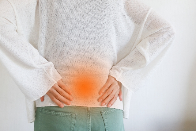 海老名市　巻き爪　腰