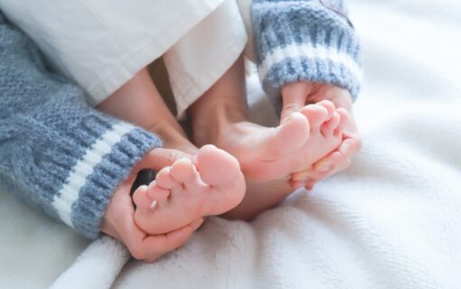 大船　巻き爪　足